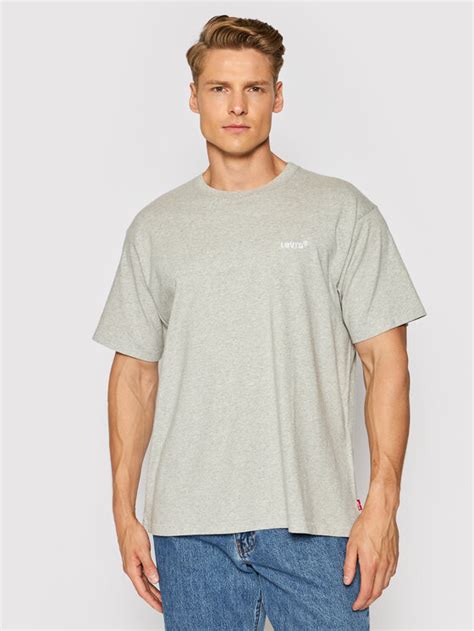 Levi S T Shirt Red Tab Vintage Tee A0637 0013 Grigio Relaxed Fit