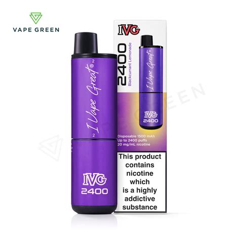 Blackcurrant Lemonade Disposable Vape By Ivg Free Uk Delivery