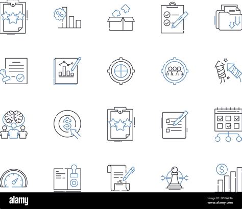 Employee Engagement Line Icons Collection Ownership Inclusion