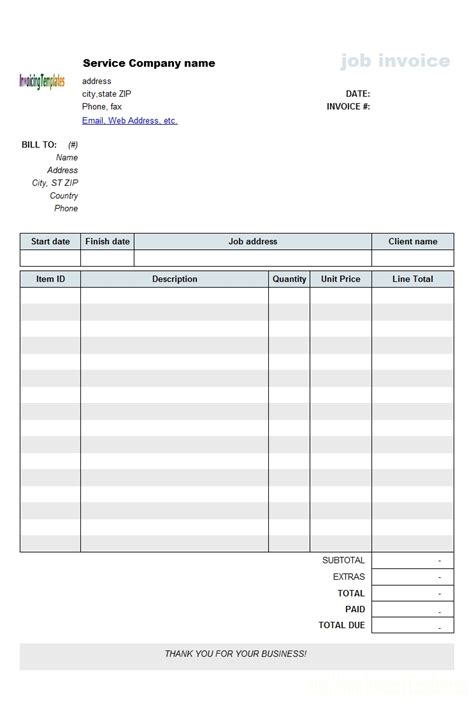 Aynax Free Invoice * Invoice Template Ideas