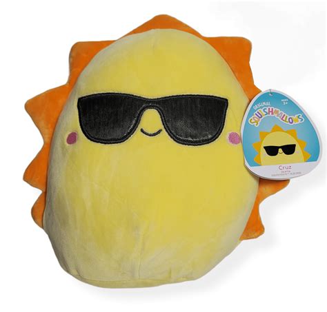 Cuddly 8 Inch Squishmallows Cruz the Sun Super Soft Plush - Perfect for ...