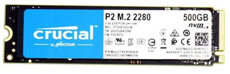 Crucial P Gb Nvme M Ssd Review