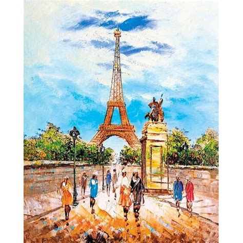 Timanttimaalaus Varvikas Eiffel Tower Lg E X Cm Hinta