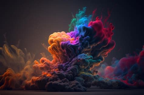 Premium Photo | Abstract colorful cloud wallpaper