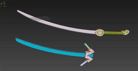 Blazblue Jin Kisaragi Frostbite Sword 3d Model By Blackeveryday