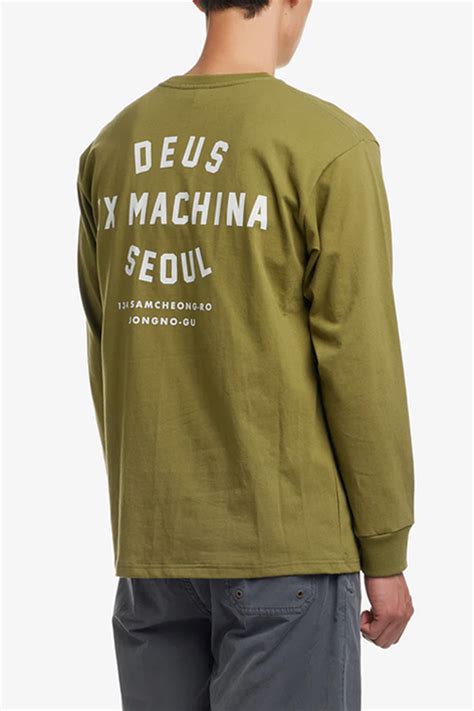 데우스 SAMCHEONG L S TEE 삼청 L S 티셔츠 ROVER GREEN DEUS EX MACHINA