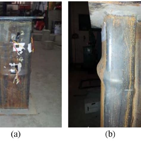 Three Typical Failure Modes Of Specimens A Middle Buckling B End