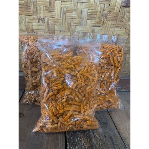 Jual Basreng Stik Pedas Daun Jeruk 1kg Asli Bandung Shopee Indonesia