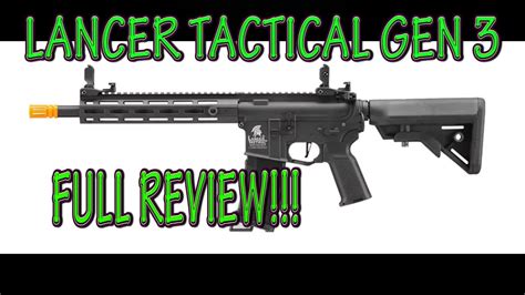 Lancer Tactical GEN 3 Review YouTube