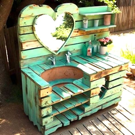 Get Creative With Wood Pallets Diy Bathroom Vanity Ideas On A Budget