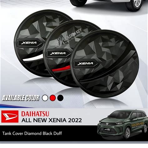 Jual Tank Cover All New Xenia 2022 Tutup Tangki Bensin Diamond Black