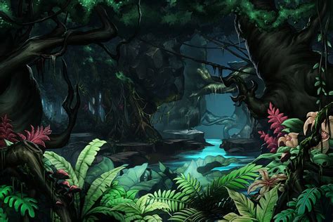 Jungle Background by papillonstudio on DeviantArt