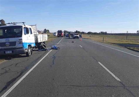 Siniestro Fatal Entre Auto Y Camión En Ruta 8 Rbc 1210 Am