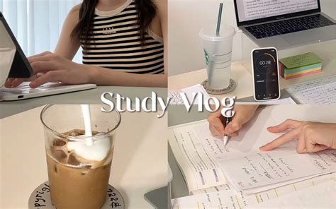 Study Vlog·宅家学习记录·高效日常·动力向·study With Me 笨笨啵啵 笨笨啵啵 哔哩哔哩视频