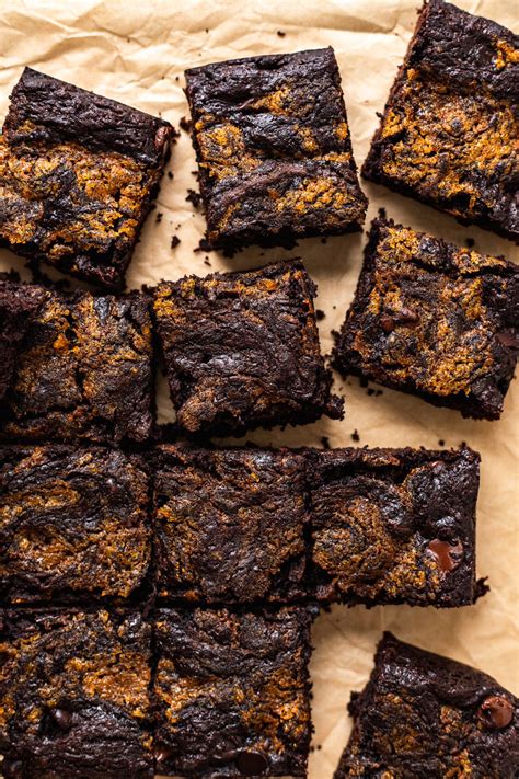 The BEST Vegan Pumpkin Brownies Gluten Free The Banana Diaries