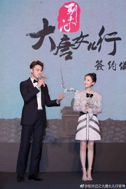 Xu Kai And Li Yitong Attend Tvb Signing For Court Lady Dramapanda