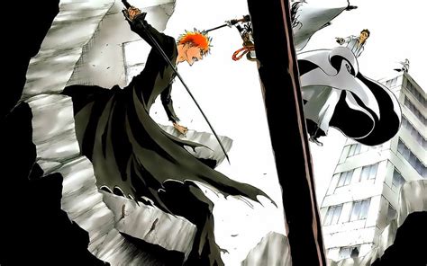 HD wallpaper: Bleach, Anime, Bankai, Gin Ichimaru, Ichigo Kurosaki ...