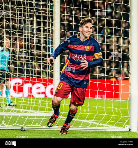 Camp nou stadium barcelonas lionel messi hi-res stock photography and ...