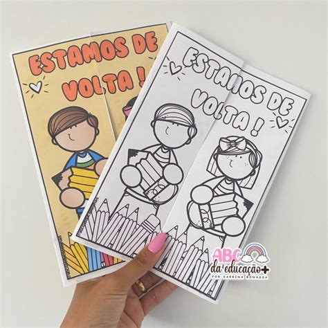 Lapbook Volta às Aulas Loja ABC da Educação Mais Por Sabrina Bonassa