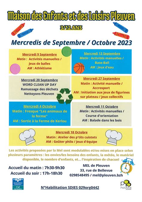 Programme Des Mercredis 0001 Mairie De Pleuven