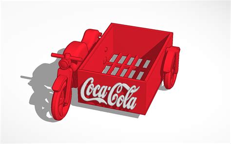 3d Design Coca Cola Delivery Tricycle Tinkercad