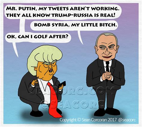 Donald Trump Is Putin S Puppet Painting By Sean Corcoran