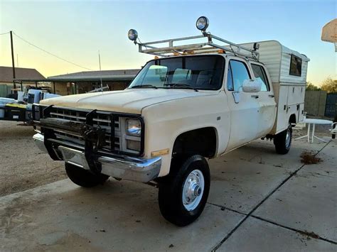 CHEVY C30 CUSTOM 3+3 CREW CAB 4X4 SERVICE BED SQUARE BODY C/K C10 C20 ...