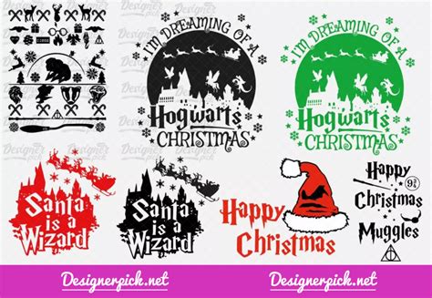 390 Harry Potter Christmas Svg Bundle Best Quality Design Bundle