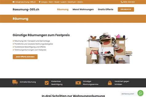 Referenzen Räumung 365 SEO Webdesign Google Ads