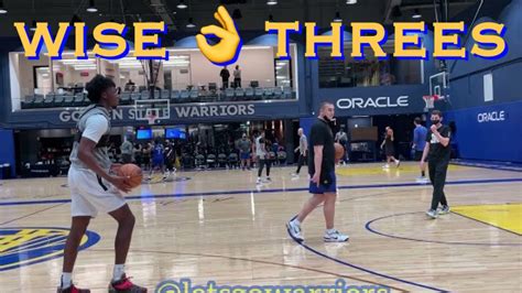 James Wiseman Shoots Threes After Golden State Warriors Training Camp