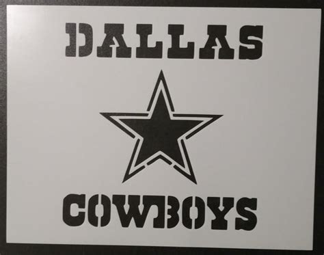 Dallas Cowboys #3 - Stencil – My Custom Stencils