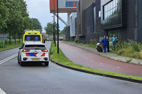 Motorrijder Gaat Onderuit Op De Bastion In Veenendaal En Raakt Gewond