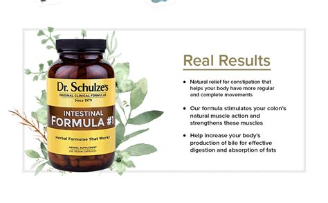 Amazon Dr Schulze S Intestinal Formula 1 All Natural Bowel