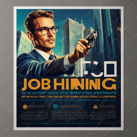 Modern Creative Job Hiring Poster for Professional Opportunities