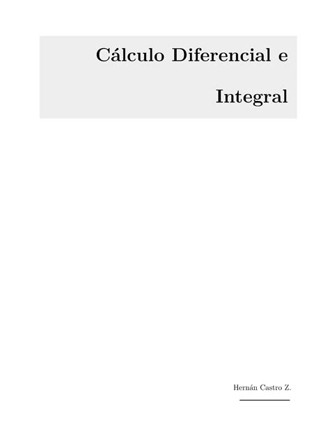 Apunte Calculo U Talca Elementos De Lgebra Y C Lculo Universidad