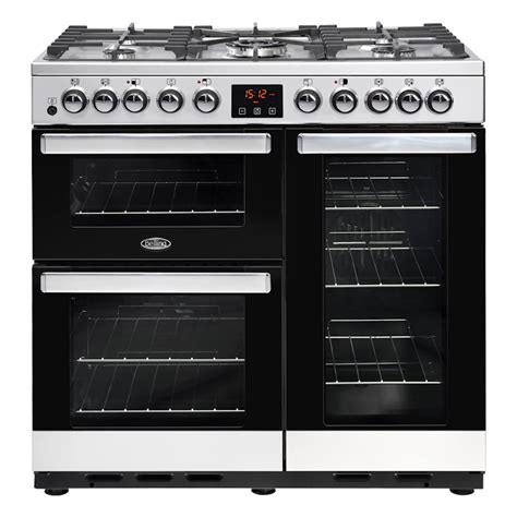 Belling Cookcentre Dft Cm Dual Fuel Range Cooker Stainless Steel