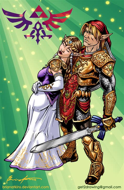 Link And Zelda From Twilight Princess By Brianatkins On Deviantart