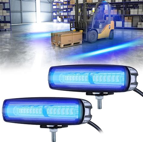 Etzone New 15 Led Forklift Safety Lights Blue 30w Dc 12 80v