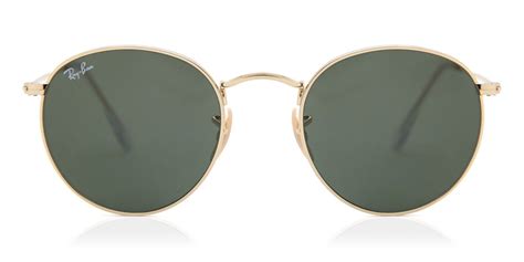 Ray Ban Rb3447 Round Metal 001 Arista Gold Zonnebril Kopen