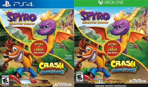 Spyro and Crash Trilogy Bundle Listed By Several Retailers