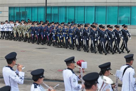 （回歸27年）香港特區舉行慶祝回歸27周年升旗儀式 社會 香港中通社