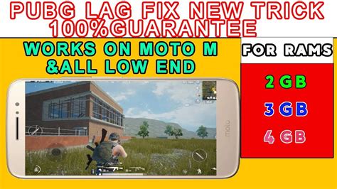 Pubg Mobile Lag Fix For 2GB 3GB 4GB Ram No GFX Tools All Time Lag