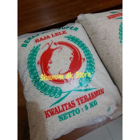 Jual Beras Raja Lele 5kg KHUALITAS PREMIUM Shopee Indonesia