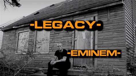 Eminem Legacy Scrolling Lyrics Youtube