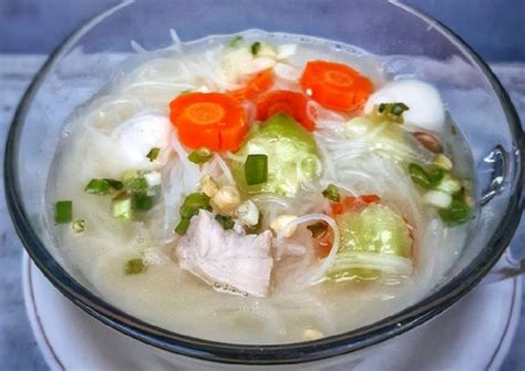 Resep Sop Oyong Bihun Oleh Vie Kitchen Cookpad