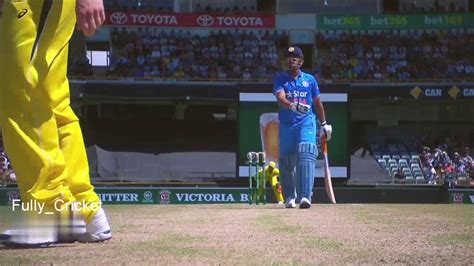 Ms Dhoni Msd Cricket Helicopter Shot Sixes Australia Youtube