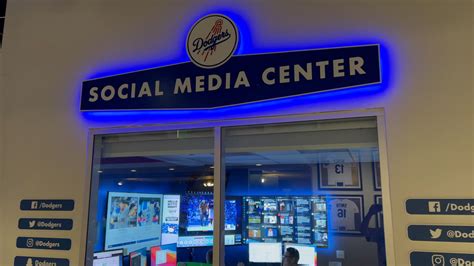 Social Media Center At Dodger Stadium