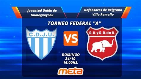 Juventud Unida Vs Defensores Youtube