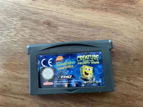 SPONGEBOB SQUAREPANTS CREATURE From The Krusty Krab GameBoy Advance