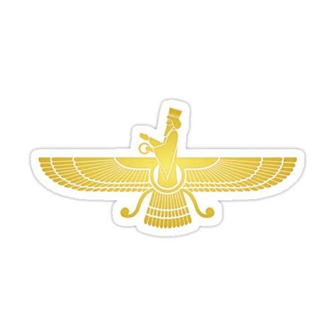 Farvahar Faravahar Farohar Iranian Farsi Persian Sticker For Sale By